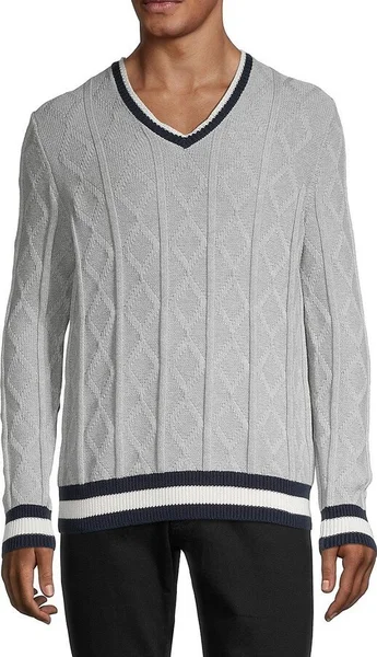 Хлопковый теннисный свитер Brooks Brothers M