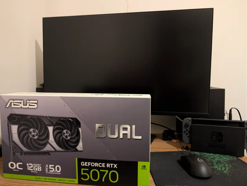 Видеокарта RTX 5070 Asus Dual