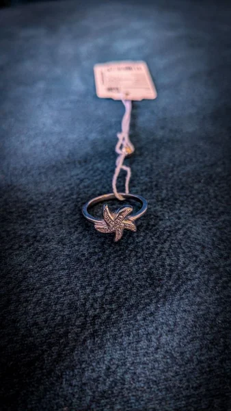 Серебряное кольцо Морская звезда Camellia jewelry