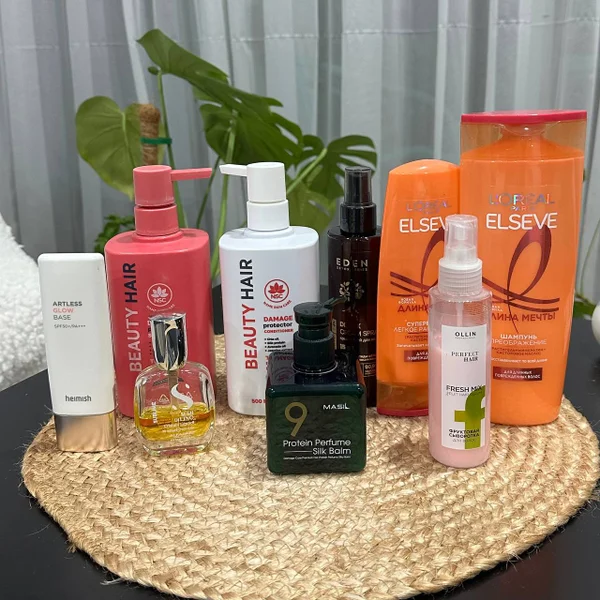 Heimish SPF 50, Masil 9, Alfaparf, Elseve, NSC, Ollin, EDEN