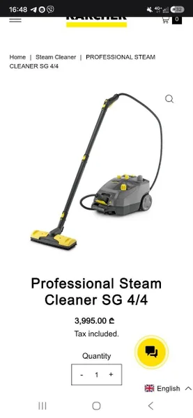 Профессиональный парогенератор Karcher SG 4/4