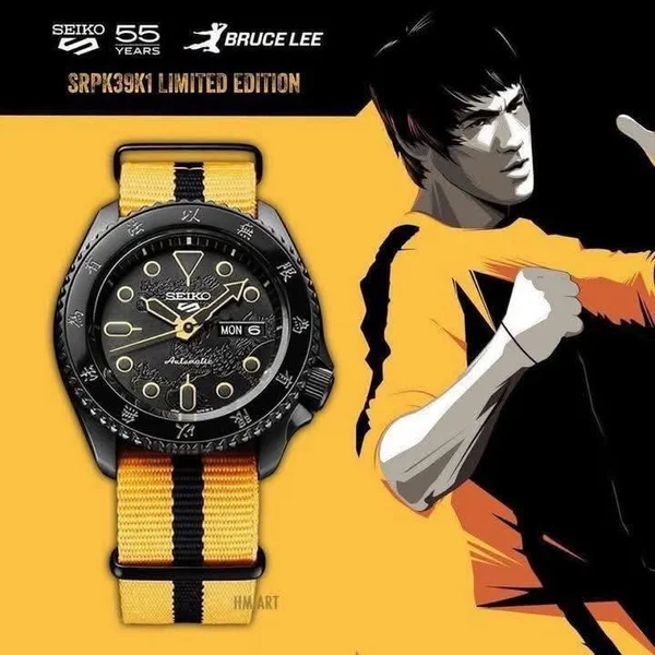 Часы Seiko 5 Sports Bruce Lee Limited Edition