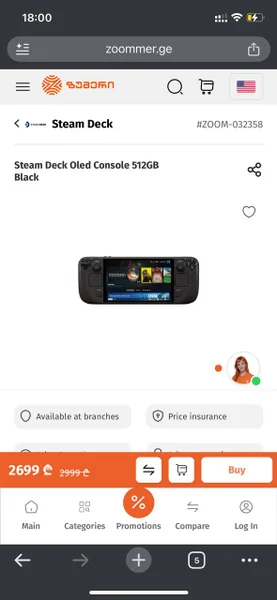 Steam Deck OLED 512gb