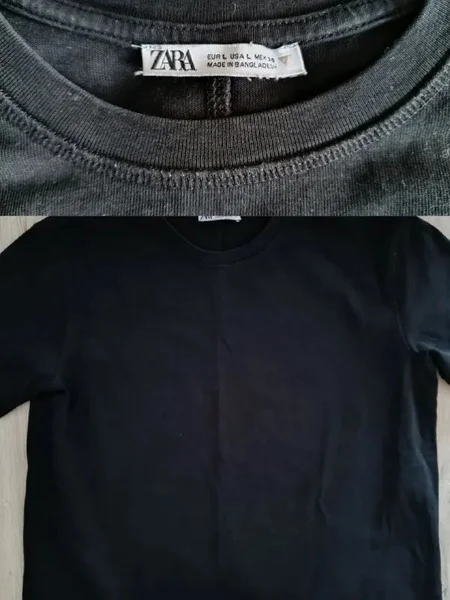 Футболка черная Zara