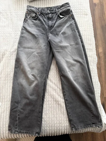 Джинсы Zara размер 36 серые