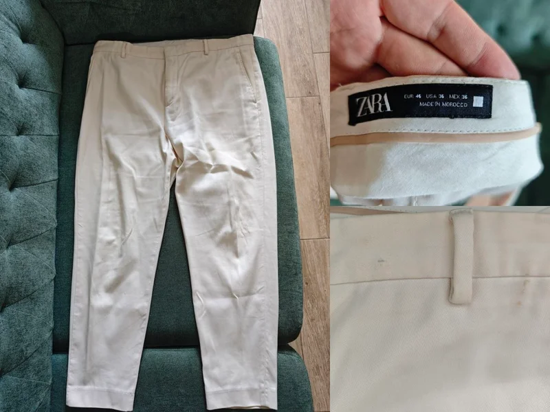 Белые штаны Zara