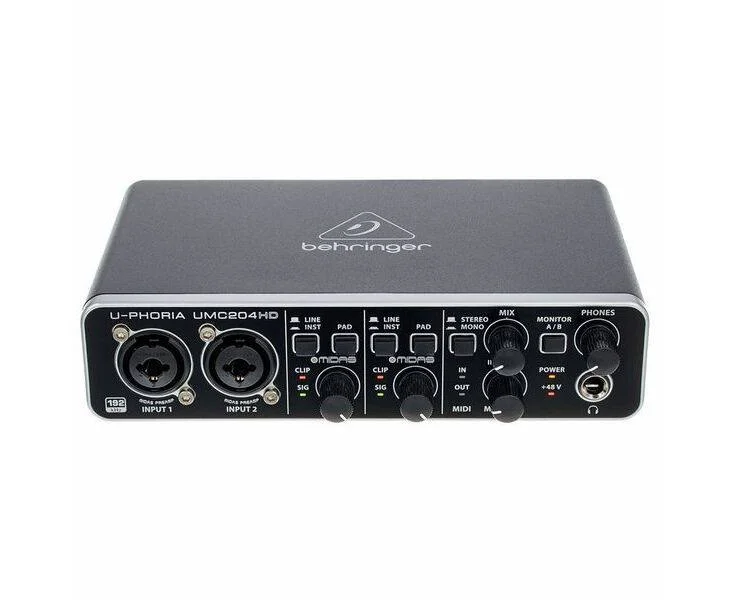Аудиокарта Behringer U-Phoria UMC204HD