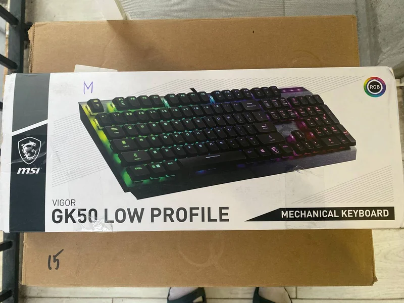 Клавиатура MSI VIGOR GK50 LOW PROFILE