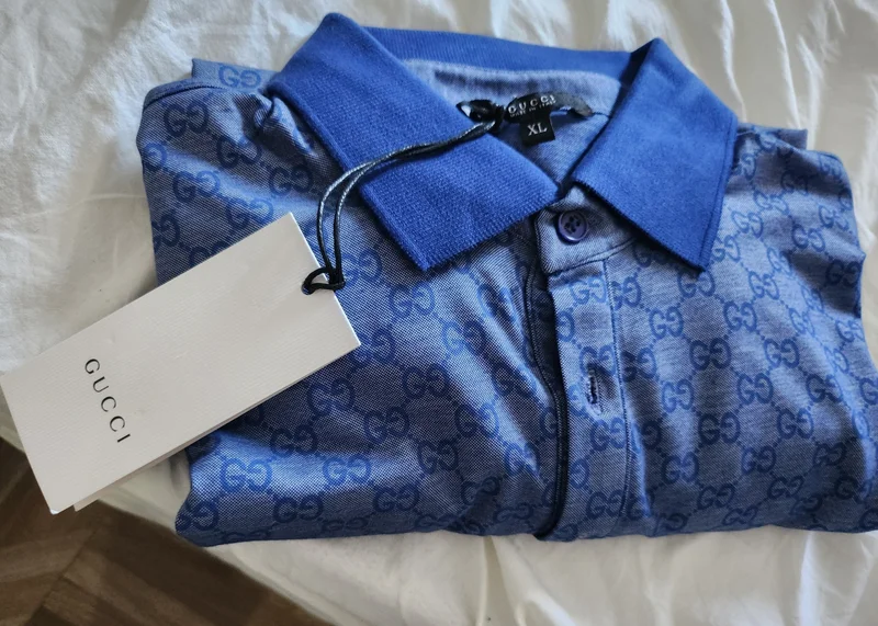 Поло Gucci синее
