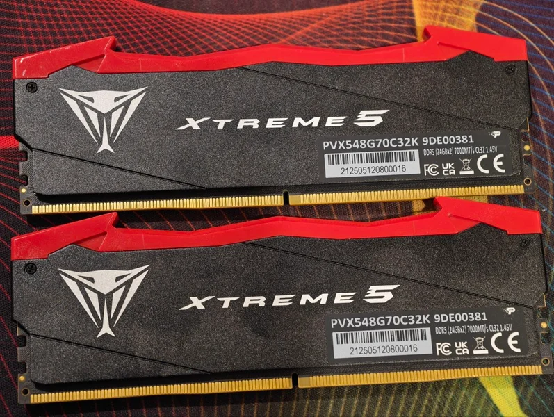 ОЗУ. RAM DDR5 48GB (2x24GB 7000 CL32. M-DiE