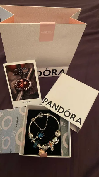 Браслет Pandora с шармами и подарочной упаковкой
