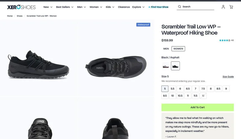 Xero Shoes Scrambler Trail Low WP