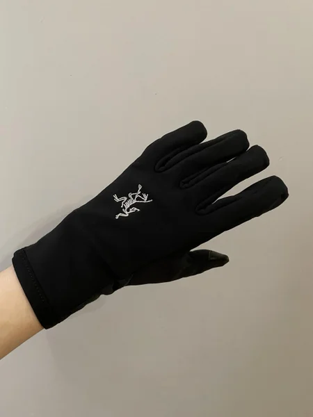 Черные перчатки Arcteryx