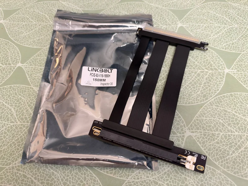 PCI-E 5.0 райзер 90° 150мм
