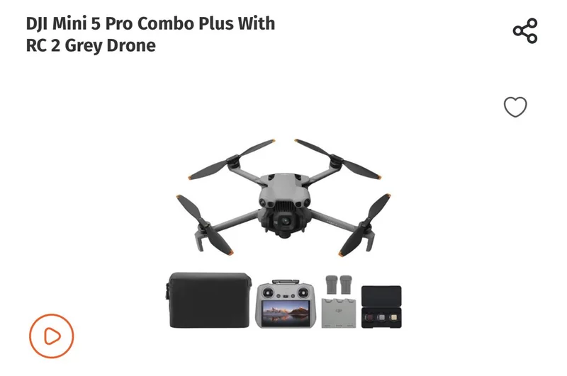 DJI Mini 5 Pro Fly More Combo Plus + RC 2
