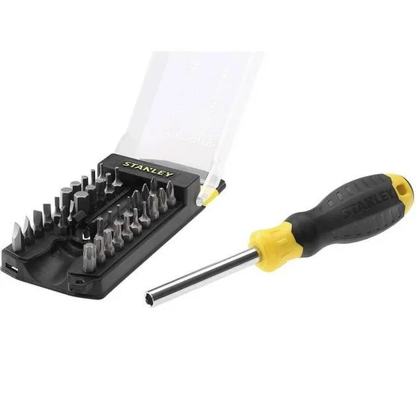 Отвертка Stanley Multibit с набором бит