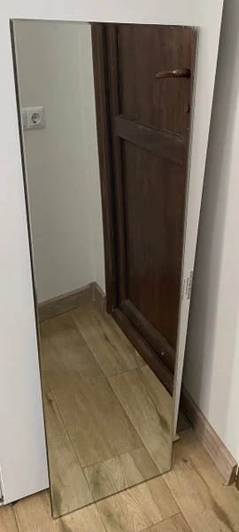 зеркало 120*35см, есть коцики (на фото