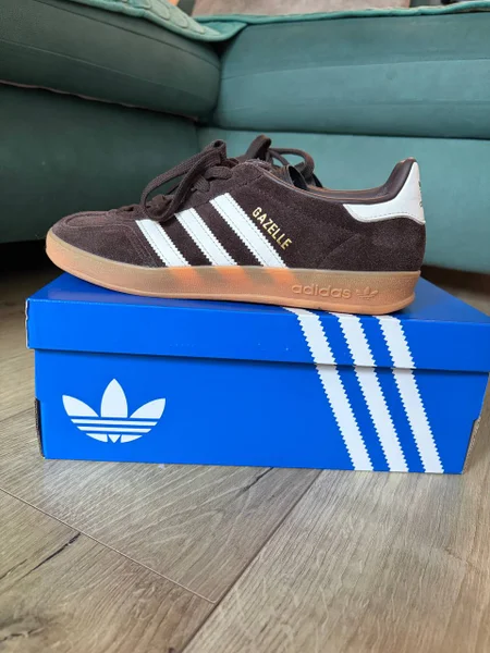 Кроссовки Adidas Gazelle шоколадные
