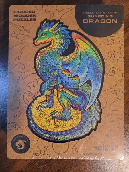 Деревянный пазл Unidragon (дракон)