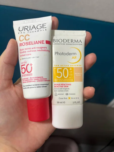 Набор косметики: Uriage CC Roseliane и Bioderma Photoderm