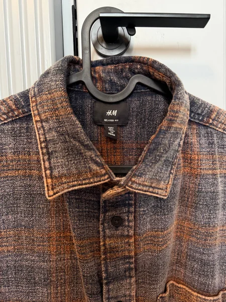 🔴 Рубашка H&M Relaxed Fit