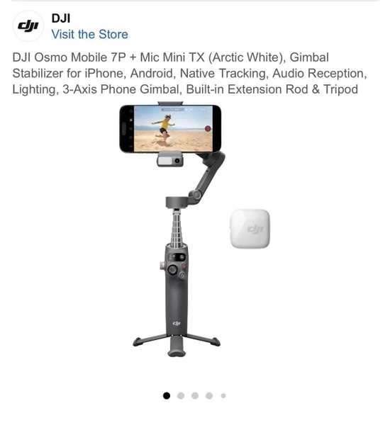 DJI Osmo Mobile 7P + DJI Mic Mini TX