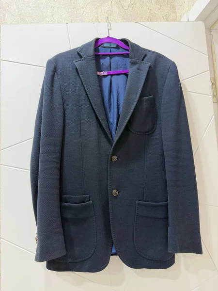 Мужской пиджак Massimo Dutti синий