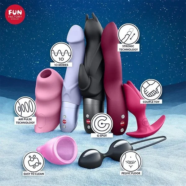 24 премиум-сюрприза, секс-игрушки Satisfyer, Fun Factory.