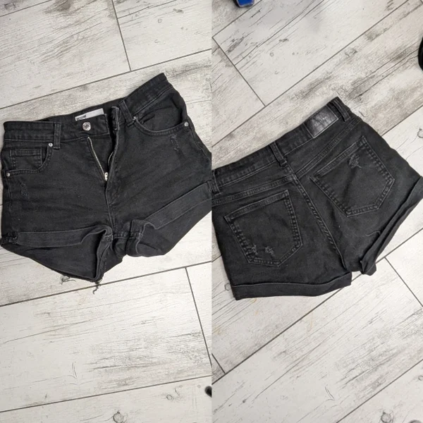 Шорты черные bershka