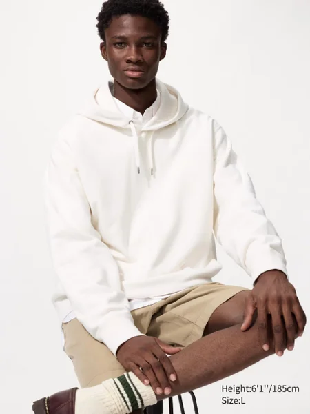 мужское худи UNIQLO Sweat Pullover Hoodie.