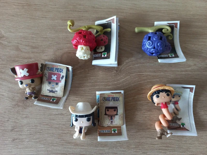 Фигурки Funko One Piece из Kinder Joy