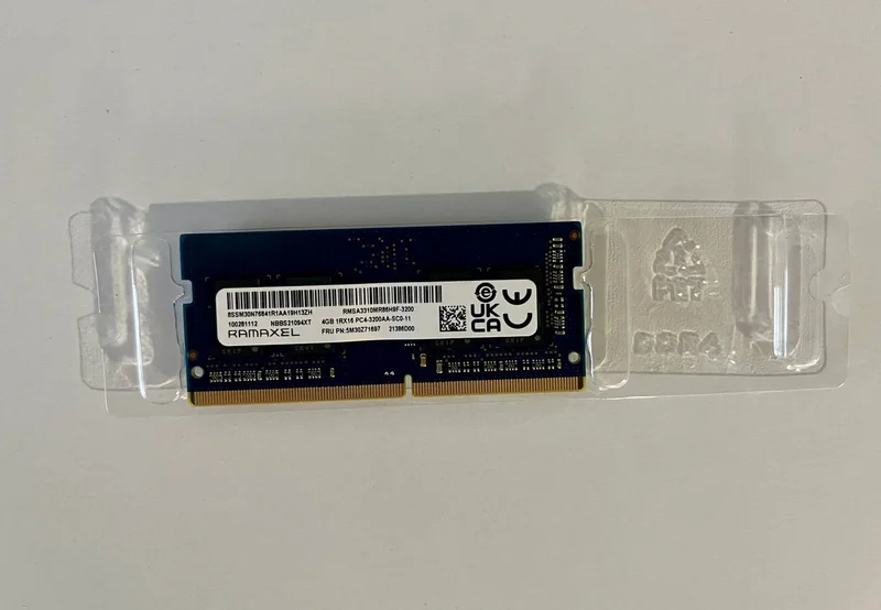 Оперативная память для ноутбука: DDR4, 3200 MHz, 4гб