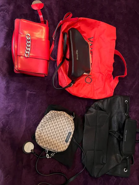 Armani Exchange чёрный кожаный рюкзак — mailbag, bulletproof vest, wardrobe