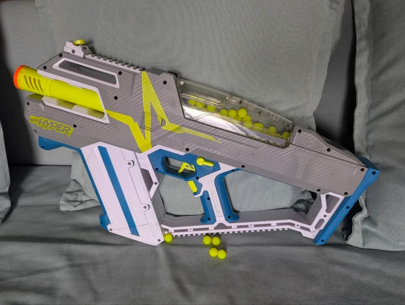 Бластер Nerf Hyper Миниган — carpenter's kit, stretcher