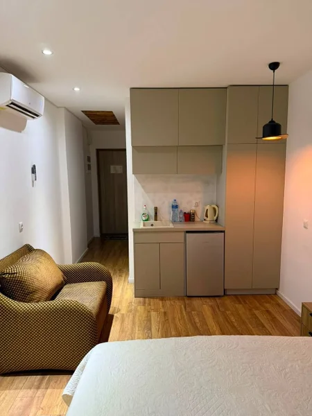 Квартира в ЖК Sunrise — sliding door, wardrobe, studio couch