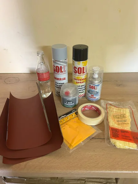 Комплект для покраски авто — sunscreen, face powder, hair spray