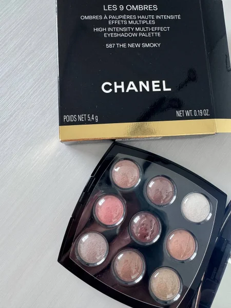 Палетка теней Chanel Les 9 Ombres 587 The New Smoky — face powder, joystick