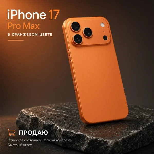 iPhone 17 Pro Max 256GB eSIM — lighter, cellular telephone, remote control
