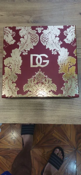 Мужской набор Dolce&Gabbana (парфюм и крем) — wallet, tray