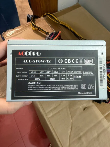 Блок питания Accord ACC-400W-12 400W — radio, cassette