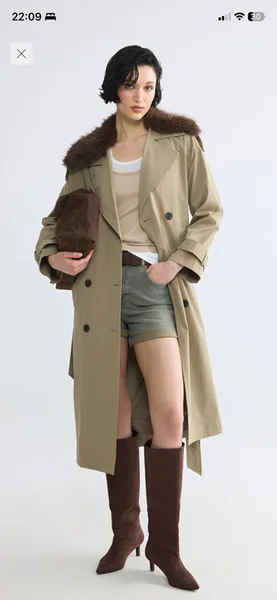 Тренч новый, 46 размер — trench coat