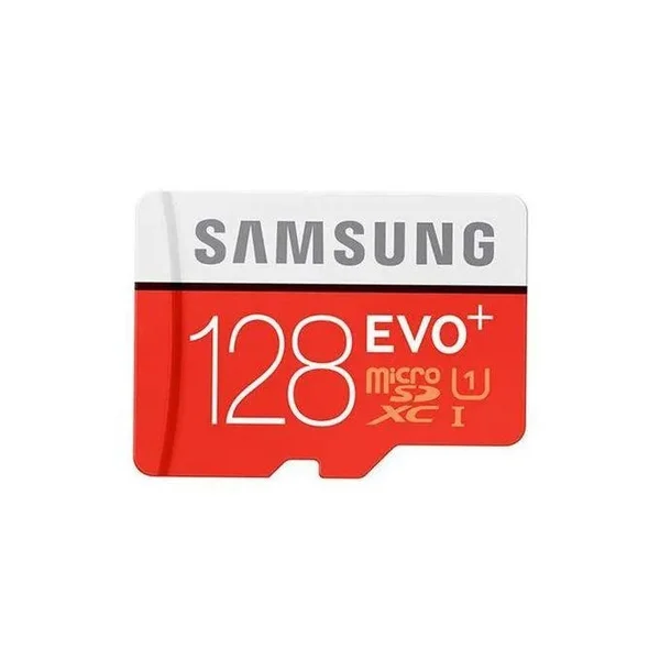 Samsung SD card 128GB — rubber eraser, Band Aid