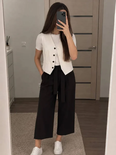 Брюки Zara — stole, trench coat, jean