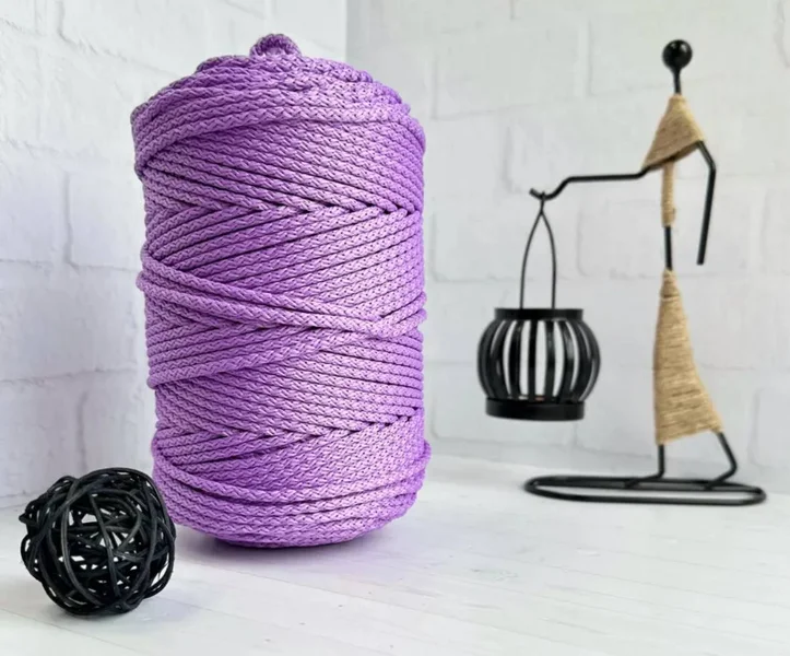 Полиэфирный шнур с сердечником 5мм 200м фиолетовый — wool