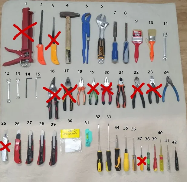 Ручная ножовка — screwdriver, carpenter's kit