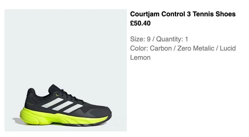 Кроссовки Adidas CourtJam Control 3 — sandal, running shoe