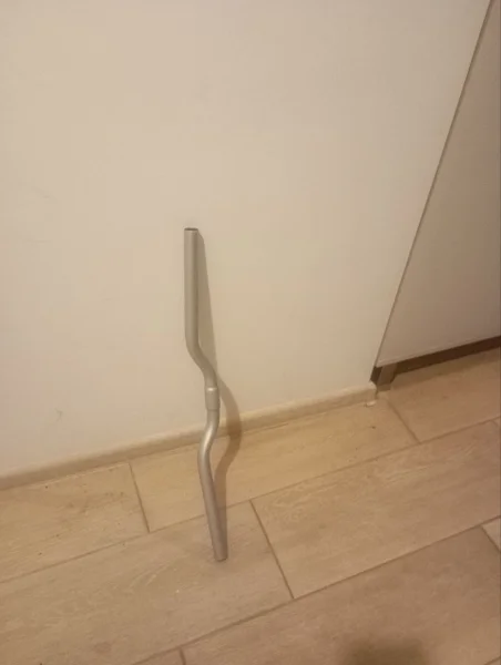 Серебристый руль 59 см — vacuum
