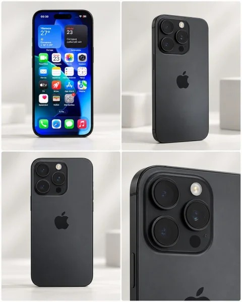 iPhone 16 Pro 128GB Black — remote control, loudspeaker