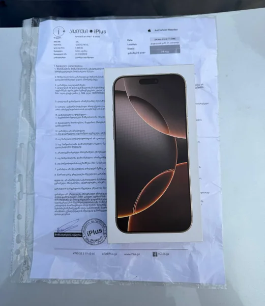 iPhone 16 Pro Max 1 ТБ SIM + eSIM — screen, microwave, oscilloscope
