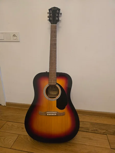 Гитара Fender FA-125 SB с чехлом и струнами — acoustic guitar